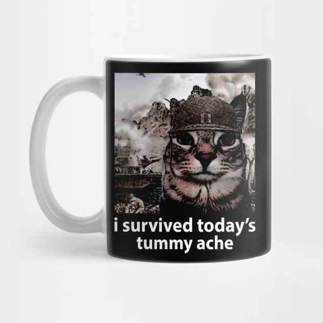 i survived today’s tummy ache unisex meme by ILOVEY2K